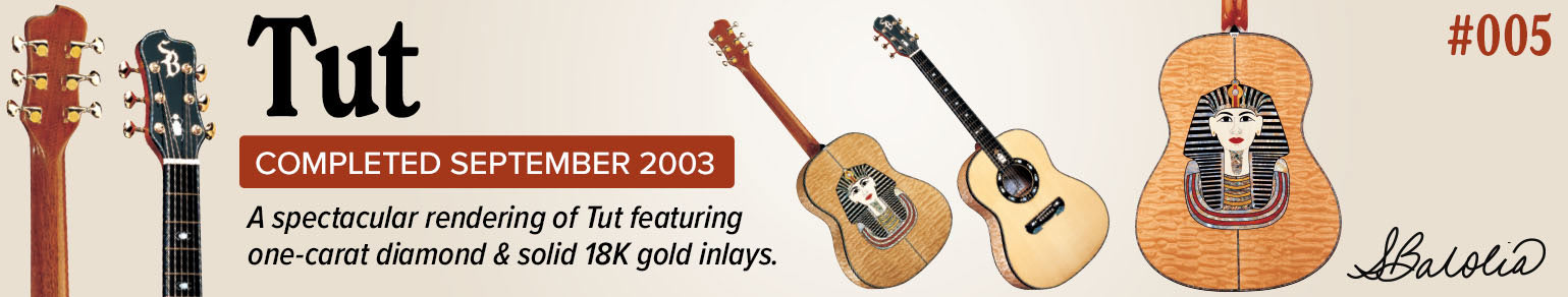 The Tut acoustic guitar made by Shiraz Balolia