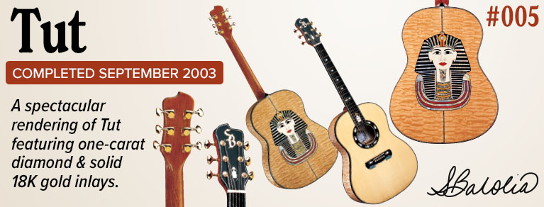 The Tut acoustic guitar made by Shiraz Balolia