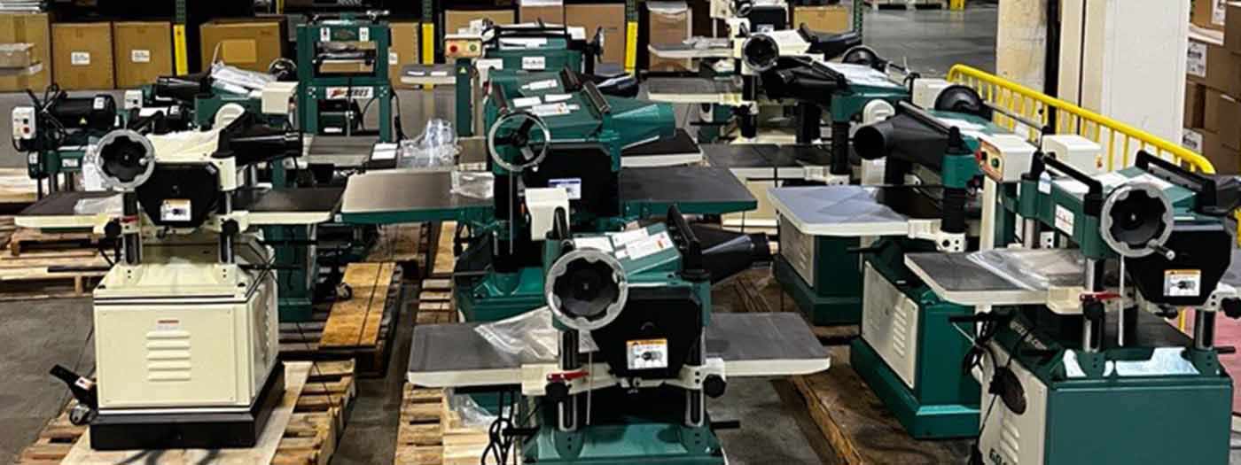 A photo of scratch and dent machines that will be available at the 2024 tent sale