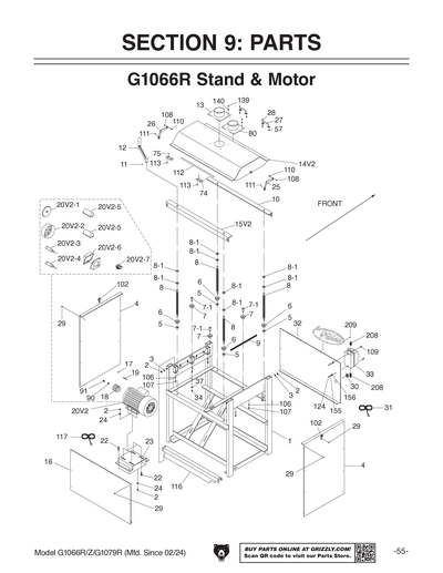 Part Diagram for G1079R