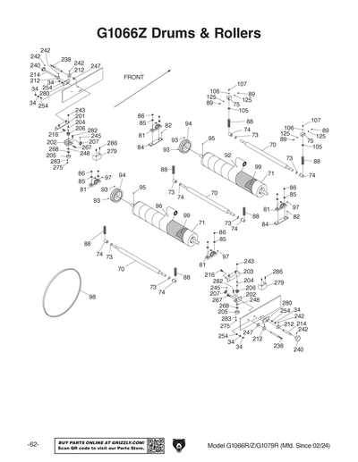 Part Diagram for G1079R