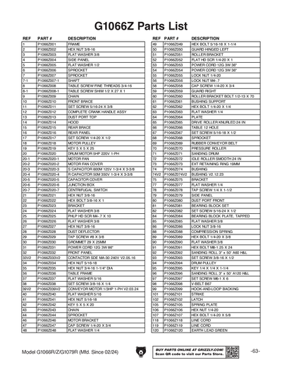 Part Diagram for G1079R