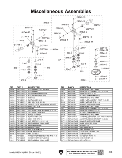 Part Diagram for G9743