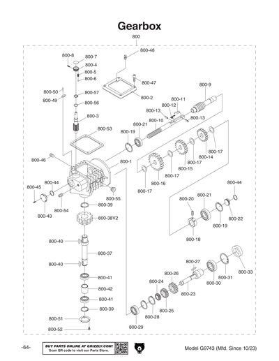 Part Diagram for G9743