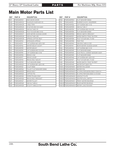 Part Diagram for SB1049