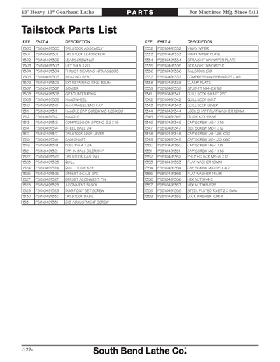 Part Diagram for SB1049