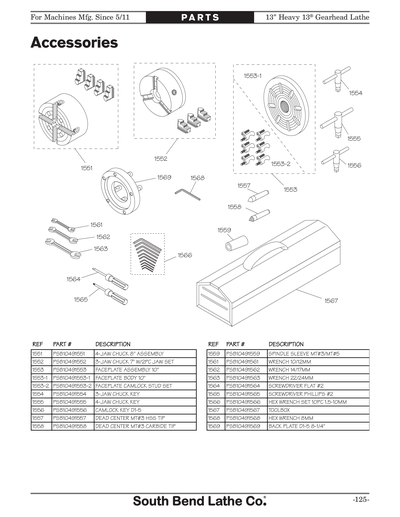 Part Diagram for SB1049